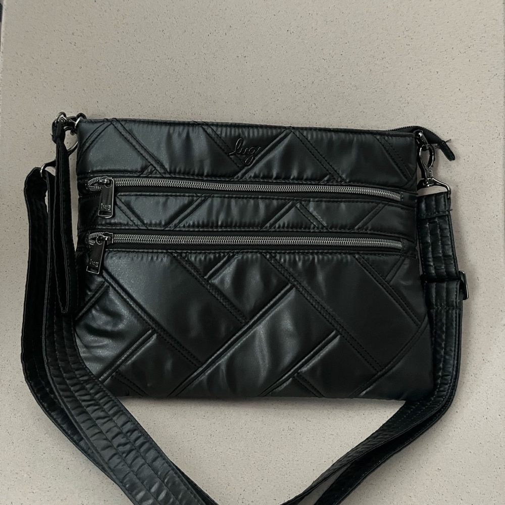 Lug Dazzle SE Crossbody Bag - Metallic Black